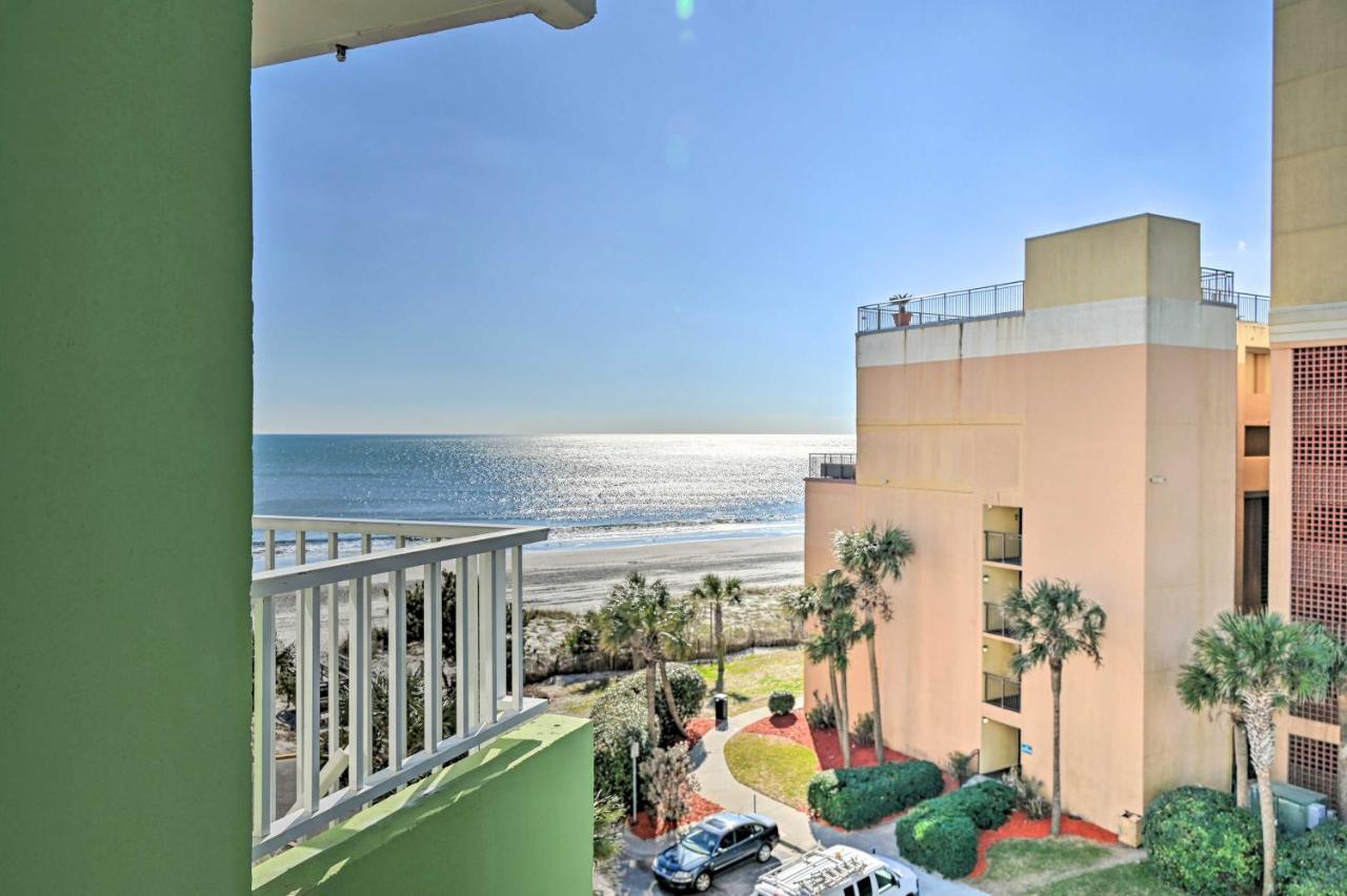 Beachfront Condo In Myrtle Beach With Pool Access Exterior photo