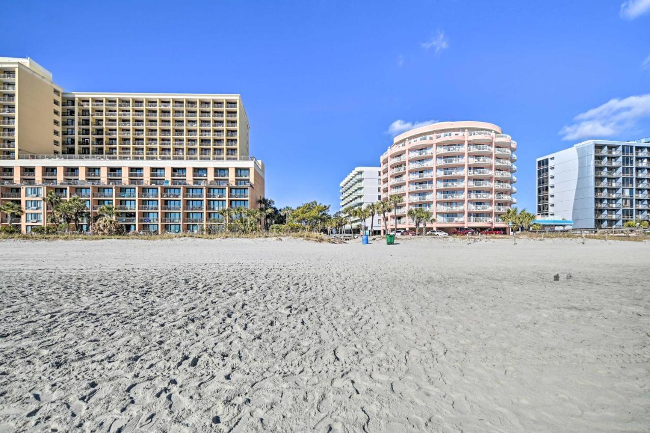 Beachfront Condo In Myrtle Beach With Pool Access Exterior photo